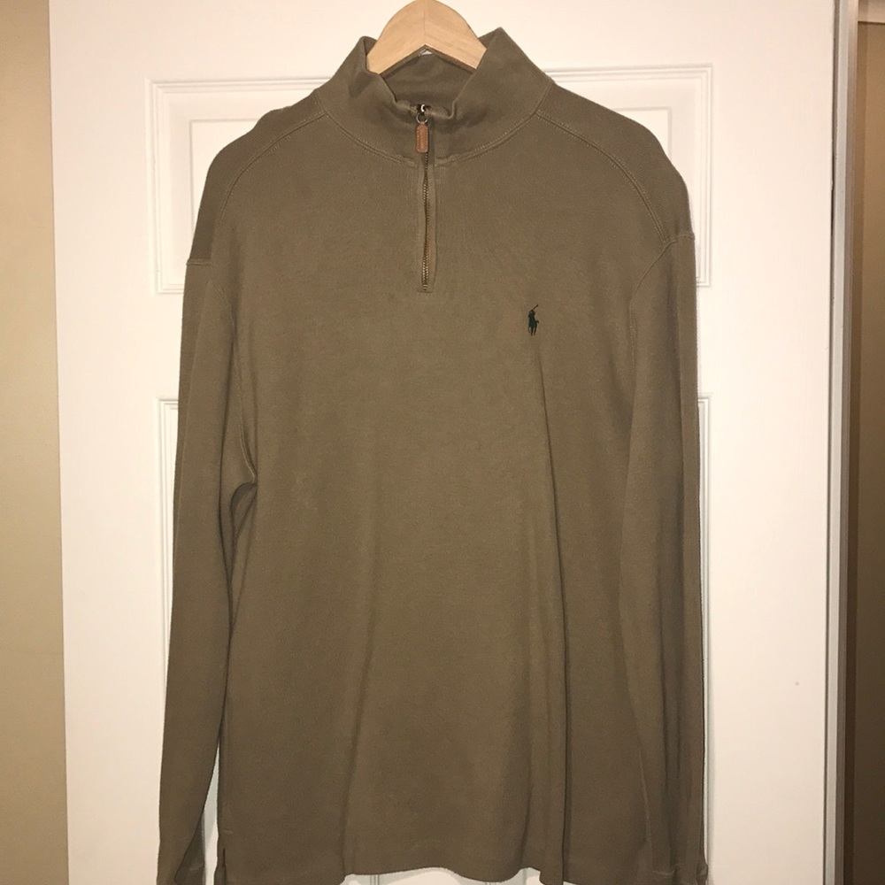Polo quarter zip pull over -M